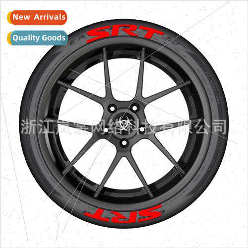 SRT series car tire letters stickers motorcycle DIY stickers