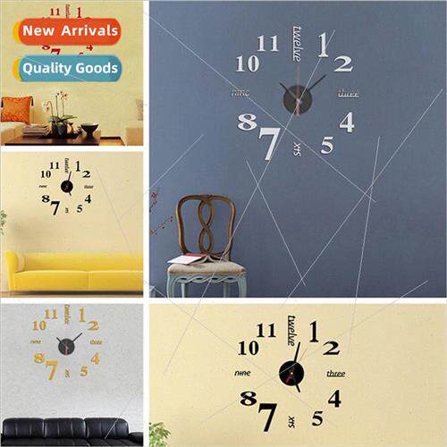 Acrylic DIY Wall Clock Modern mple ving Room Household Resta