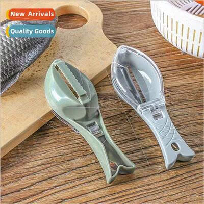 New manual fish-shaped fish scale planer household kitchen s