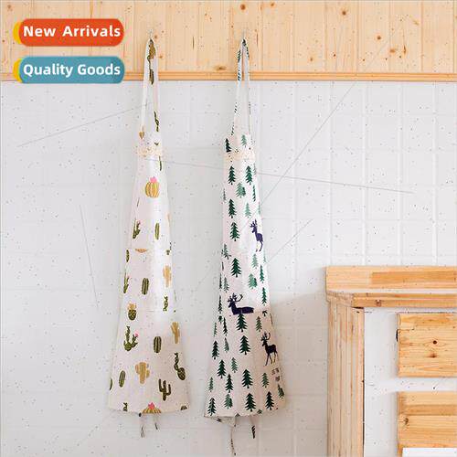 sale of small fresh anti-oil stains cooking apron kitchen fa
