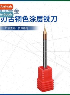Flat milling cutter 2-flute micro diameter flat bottom milli