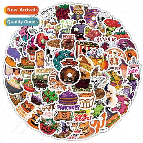 100 pcs of Halloween stickers decorative handbook guitar sco
