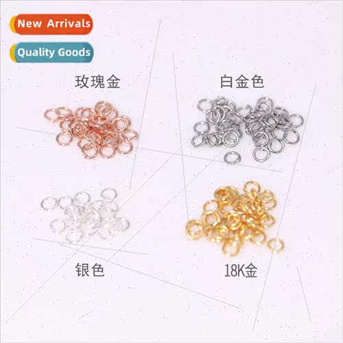 diy jewelry accessories color-retaining 18K gold-plated open