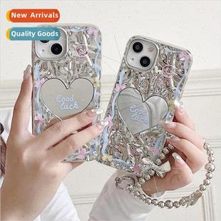 bow 14PM chain iPhone ribbon 适用 phone Korean ins