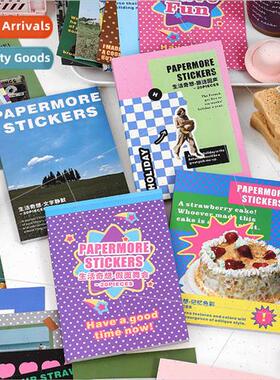 Sticker book life whimsical series Korean INS  DIY handbook