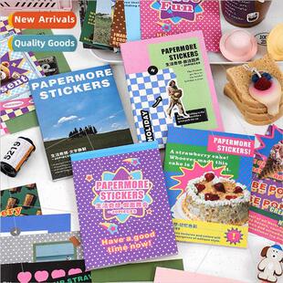 Sticker book life whimsical series Korean INS DIY handbook