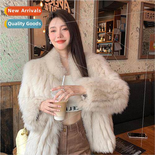 Fur coat female 2022 fall and winter new imitation fox hair
