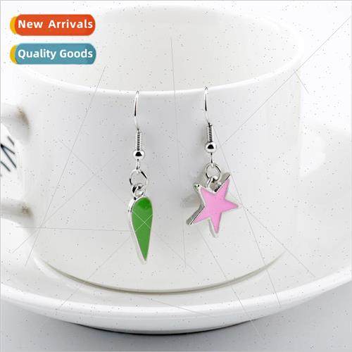 Anime  jewelry Full-time hunter Cecil pentagram teardrop log