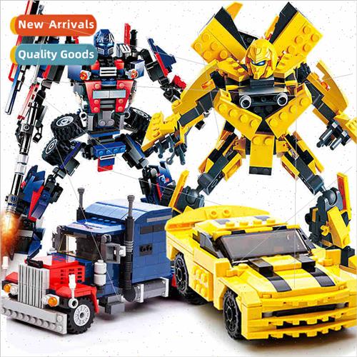 New Lexin Gudi 8713 DIY Trans适用mer Toys Enlightenment Puzz