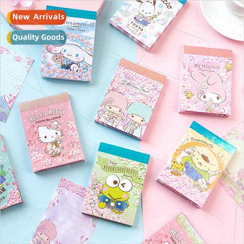 Sanrio cherry blossom season mini note book cute portable no