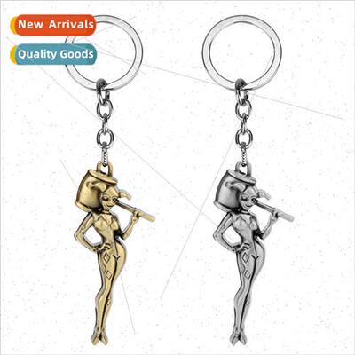 Movie Accessories Suicide Squad Model Alloy Keychain Pendant