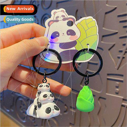 Couple buttons you take shoot na panda keychain female creat