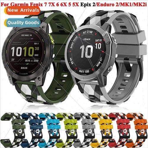 适用 Garmin Fenix7X/6X Football Pattern Silicone Strap Fenix