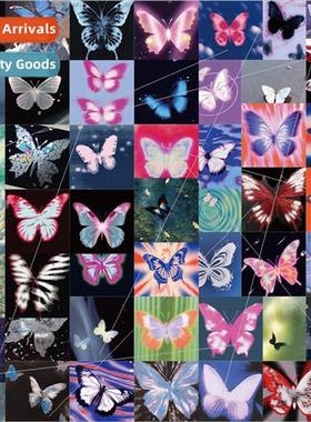 50 psychedelic butterfly graffiti stickers decoration handbo