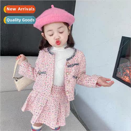 Childrens clothing 2023 girls spring and fall suit baby girl
