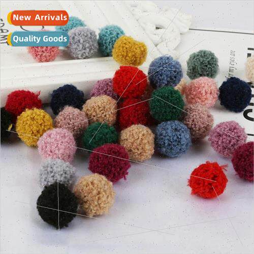 Polyester wool ball plush ball fur ball handmade earrings di