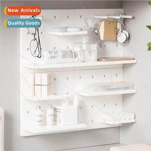 No-punch hole hole board bedside shelf dormitory table gods