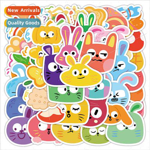 60 cute cartoon graffiti bunny stickers water cup luggage ce