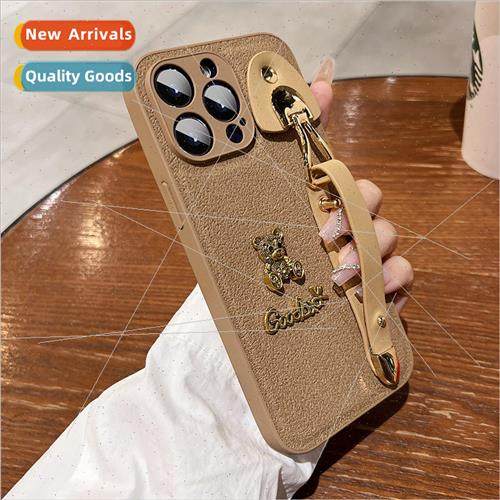 Vintage moon pit pattern wristband three-dimensional bear 13