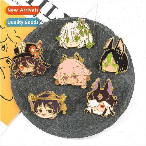 Q  of the original God metal badge cartoon game characters a