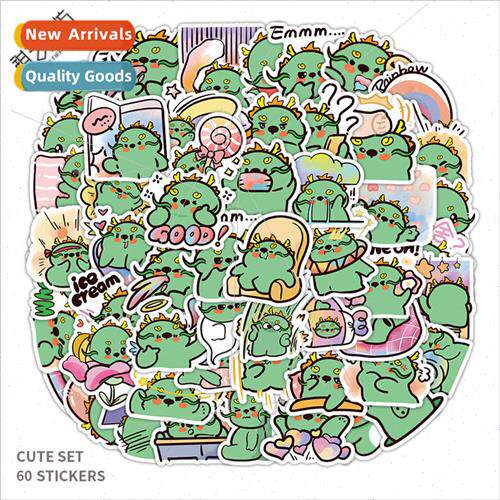 50 cute cartoon zodiac dragon children stickers notebook sta