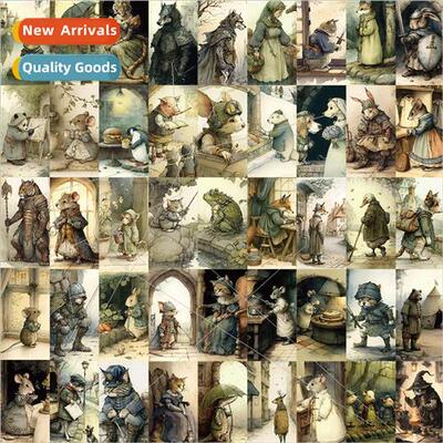 50 cute cartoon fairy tale animals book illustrations decora