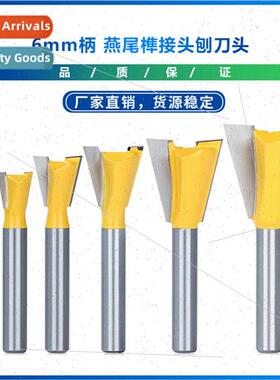 New 6mm Shank Dovetail Joint Planer Bit Woodworking Router T