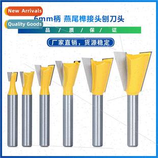 New 6mm Shank Dovetail Joint Planer Bit Woodworking Router T