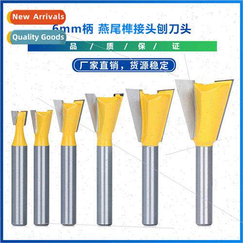 New 6mm Shank Dovetail Joint Planer Bit Woodworking Router T
