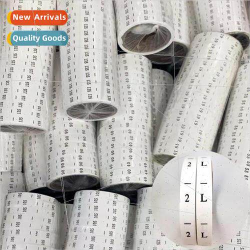 Digital size size clothing number label wash label label chi
