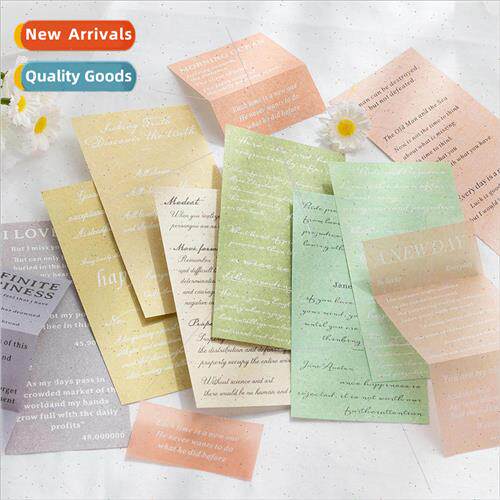 day note book Wenhao letter to you series Morandi color Engl