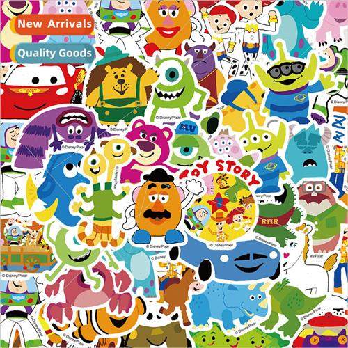 50 Pixar Animation Collection Cartoon Graffiti Stickers Cell