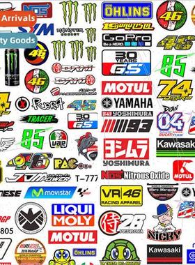Electric motorcycle cool stickers helmet decals car Rossi cl