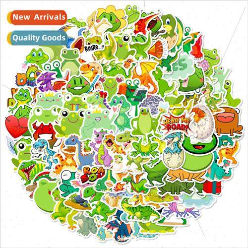 100 Small ze 4cm Frogs Dinosaurs Critters Mix and Match Stic