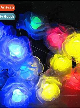 Solar Roses Christmas Day Colorful ghts Atmosphere Room Deco