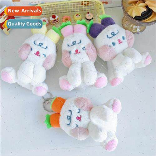 Cute cute radish rabbit doll bag car interior charm couple g