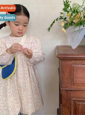 Korean childrens clothing baby 适用eign- floral dress spring