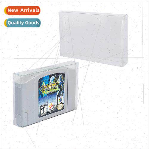 N64 Game Card Protective Case Transparent Plastic Case Stora