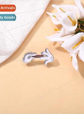 Shrimp Skin Gloves Purse Mouth Organ Metal Badge Clothing Ac