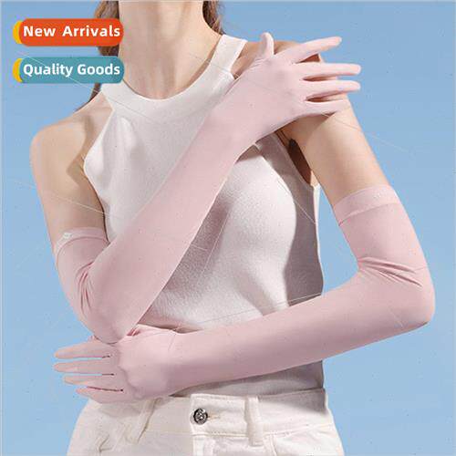Sunscreen gloves womens summer driving arm sleeve riding cov