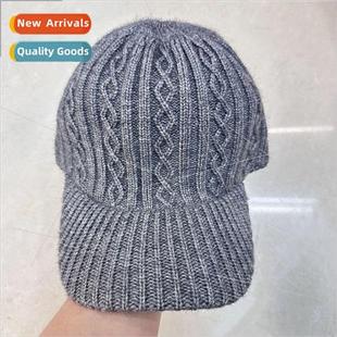 tongue the twisted Korean cap duck wool knitted new The