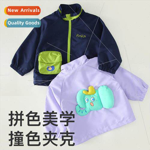 2024 Spring new childrens jackets boys and girls stand-up co