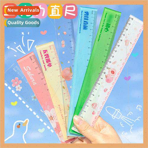ins transparent acrylic ruler elementary school students dra