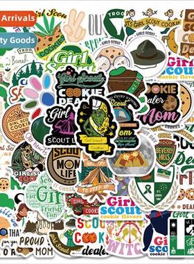 50 new girl scout graffiti stickers luggage notebook guitar