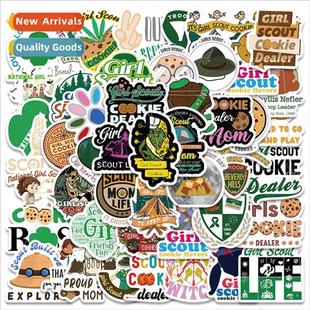 scout graffiti stickers notebook girl luggage guitar new