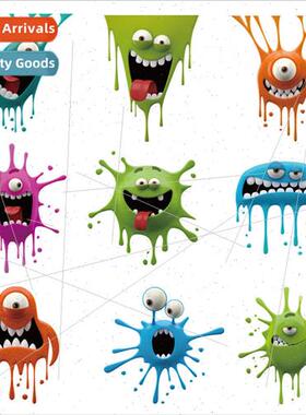 New ghost face cover scratches funny personality cartoon car