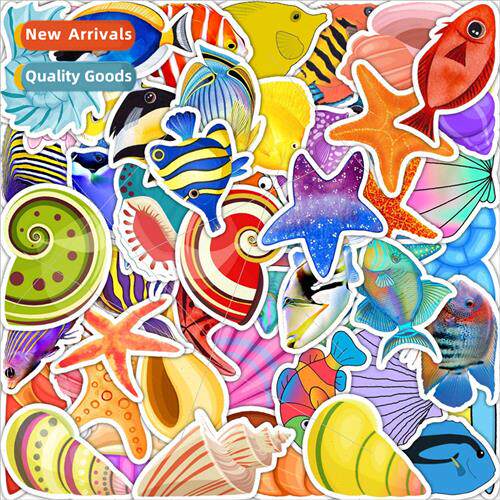 50 pcs of ocean series graffiti stickers balance car skatebo