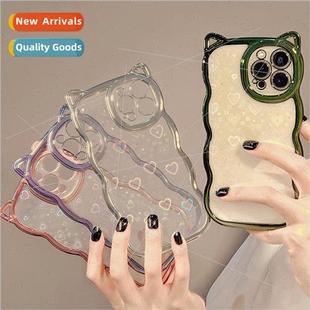 cat ears plating pho Apple wave iphone13Promax Laser 适用