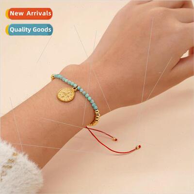 Hundred ethnic  acrylic copper beads alloy clasp does not lo