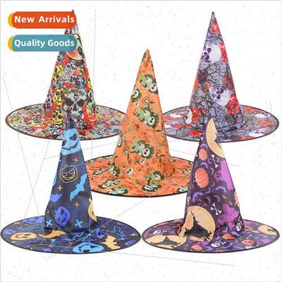 Halloween hat party cosplay magic witch hat ghost festival a